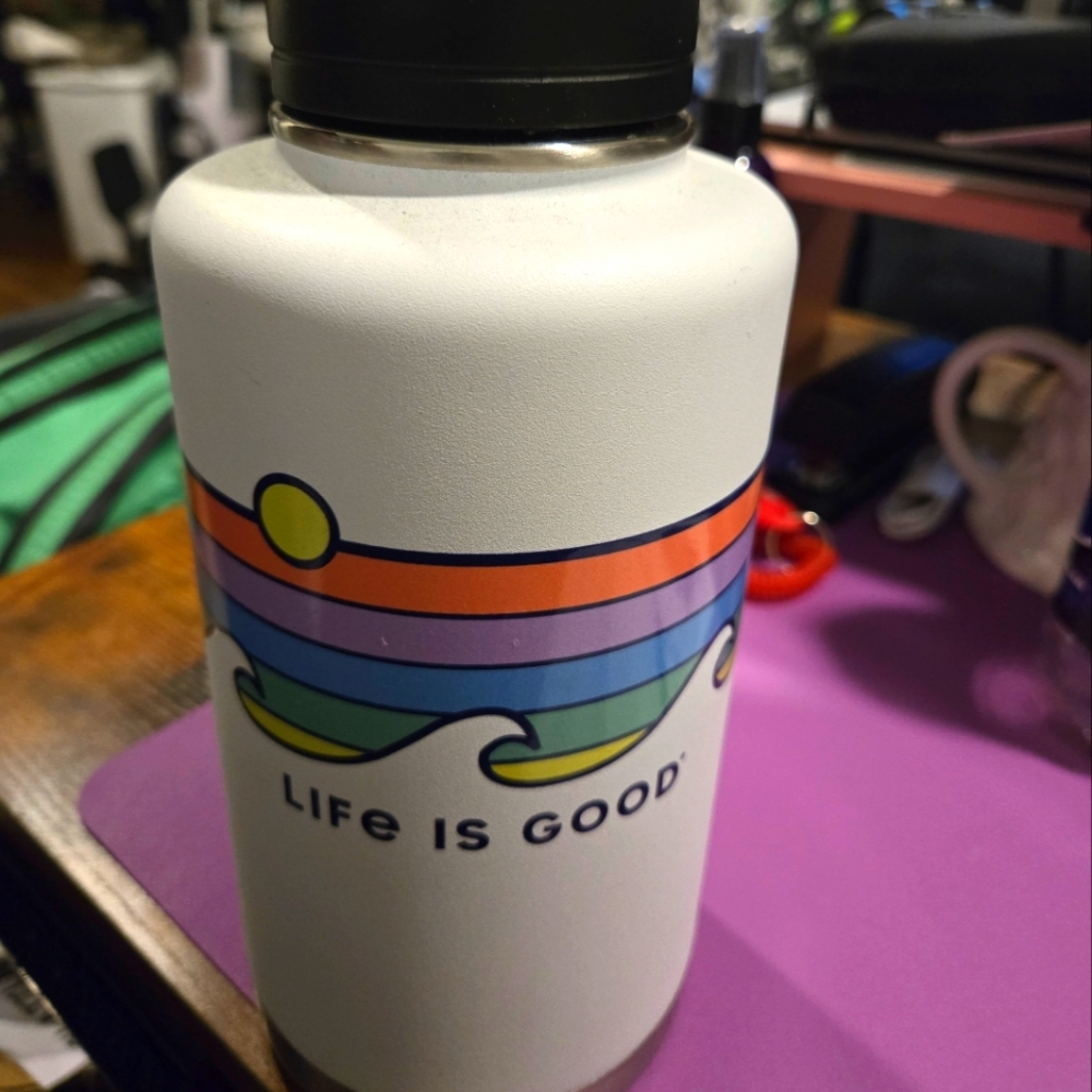 Life Is Good 50 Oz Stainless Steel Wide Thermos